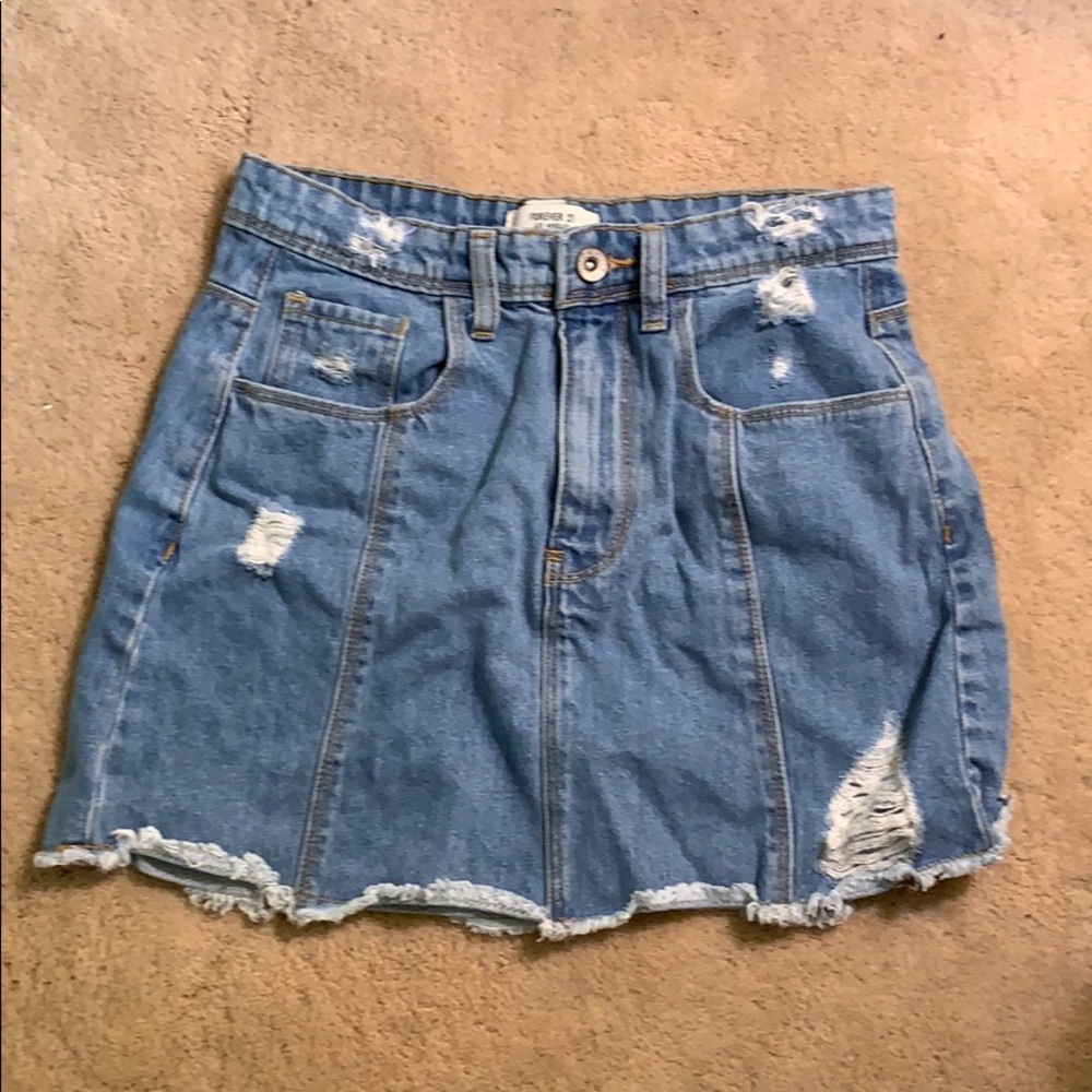 Forever 21 jean skirt